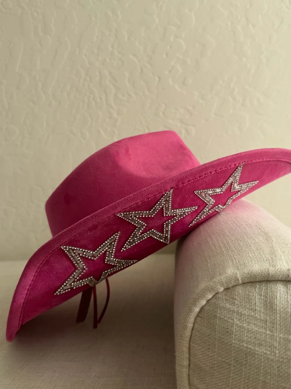 Handmade vibrant pink